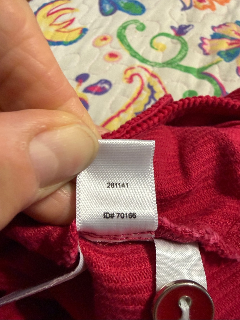 LOFT Cherry Red Corduroy Mini Skirt Patriotic Holiday Size: 8 - Picture 6 of 6